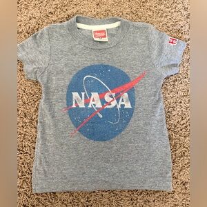 Homage Kids NASA Meatball Logo Graphic T-Shirt Gray - Size 2T